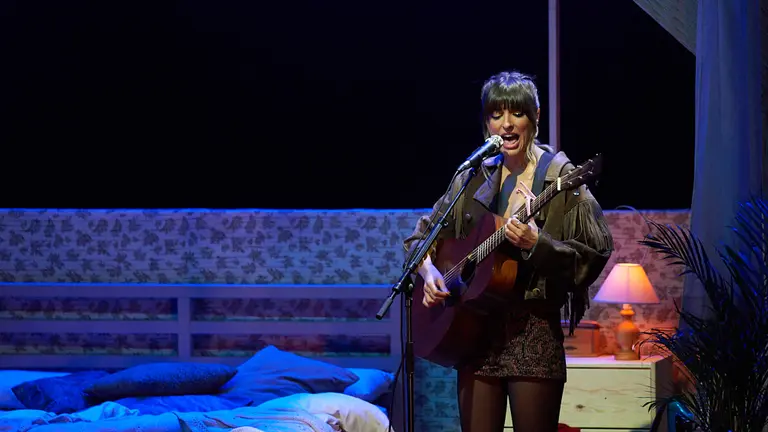 Chica Sobresalto ofrece en Baluarte a las 21:00 horas un concierto sin público que será retransmitido en streaming desde la Sala Zero. MIGUEL OSÉS