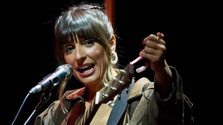 Chica Sobresalto ofrece en Baluarte a las 21:00 horas un concierto sin público que será retransmitido en streaming desde la Sala Zero. MIGUEL OSÉS