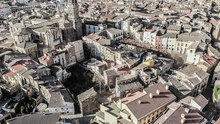 Plaza del Horno de Coscolín, en Tudela. GOBIERNO DE NAVARRA copia