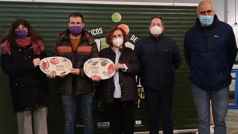 La agricultora Aranzazu Aldanondo y la iniciativa Plazara! han sido reconocidas este sábado en los IV Premios CPAEN de 2020. CPAEN