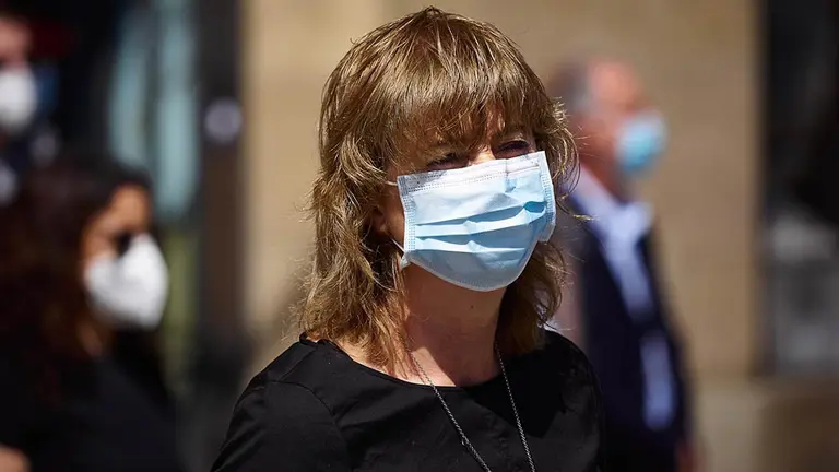 La consejera de Relaciones Ciudadanas del Gobierno de Navarra, Ana Ollo. EDUDARDO SANZ/EUROPA PRESS