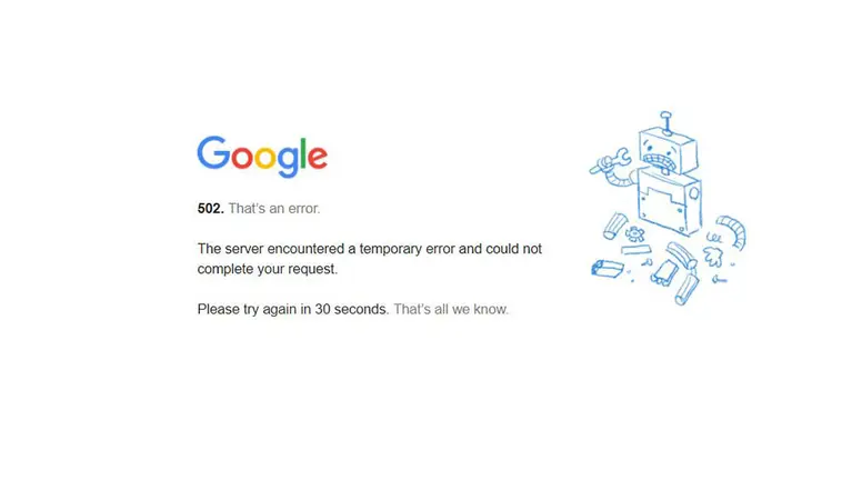 Los servidores de Google se caen en todo el mundo. NAVARRA.COM