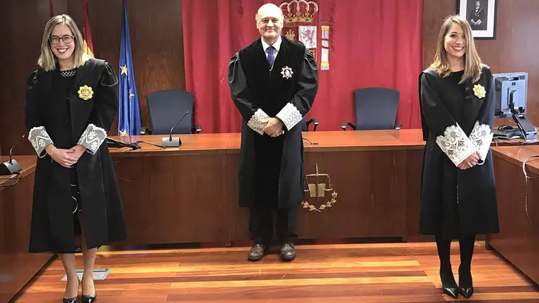 Marta Fernández, Joaquín Galve y María Laguna. GOBIERNO DE NAVARRA