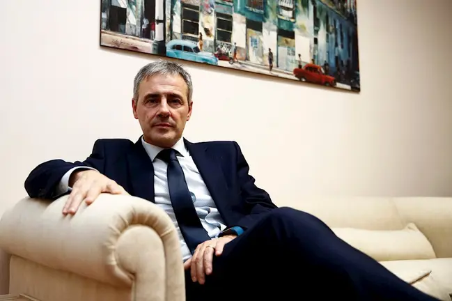 Tomás Caballero en una entrevista para la agencia EFE. EFE