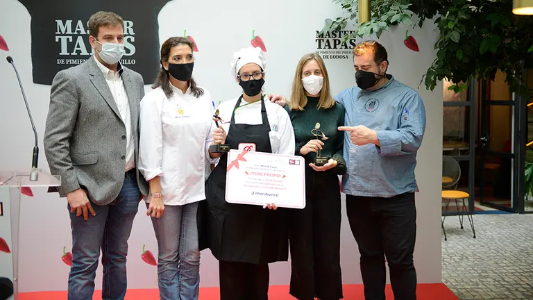Imagen de la ganadora del Másterde Tapas de Pimiento del Piquillo. CEDIDA