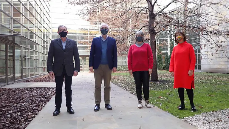 Joaquim Llansó, Julio Escauriaza, Mª Pilar Los Arcos y Mª Pilar Encabo. GOBIERNO DE NAVARRA