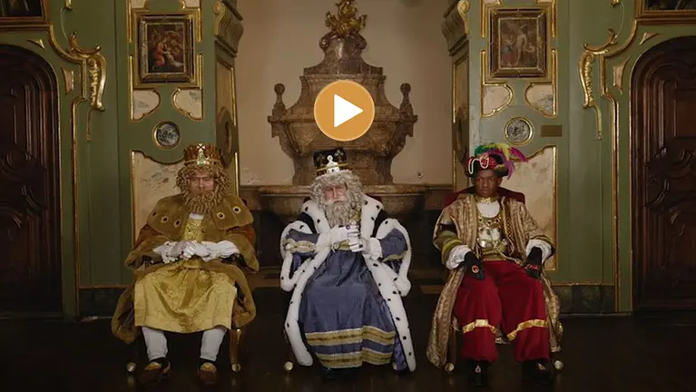 Mensaje de los Reyes Magos para los niños de Pamplona.