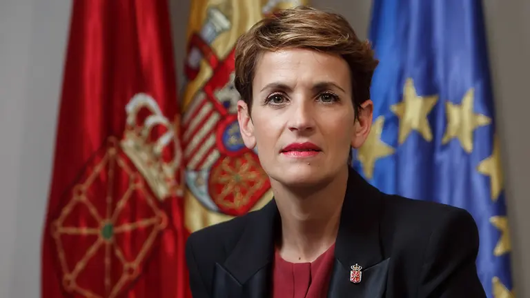 María Chivite, en su mensaje de Navidad de este final de año 2020.