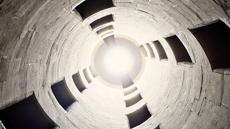 Interior de un silo. ARCHIVO