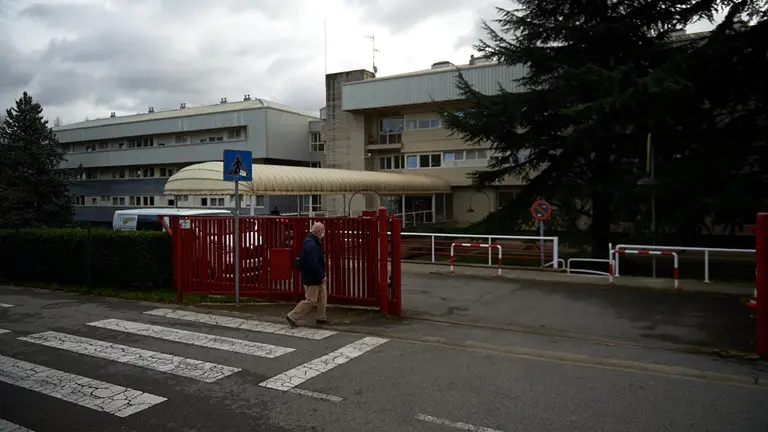 La residencia El Vergel de Pamplona comenzará el domingo la vacunación del Covid19. MIGUEL OSÉS
