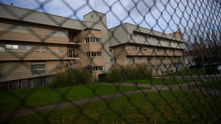 La residencia El Vergel de Pamplona comenzará el domingo la vacunación del Covid19. MIGUEL OSÉS