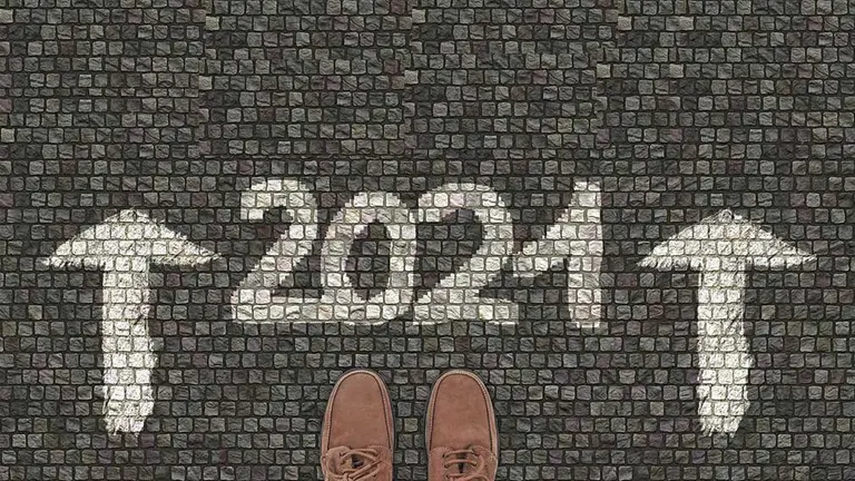 Una persona se dispone a comenzar un nuevo año.