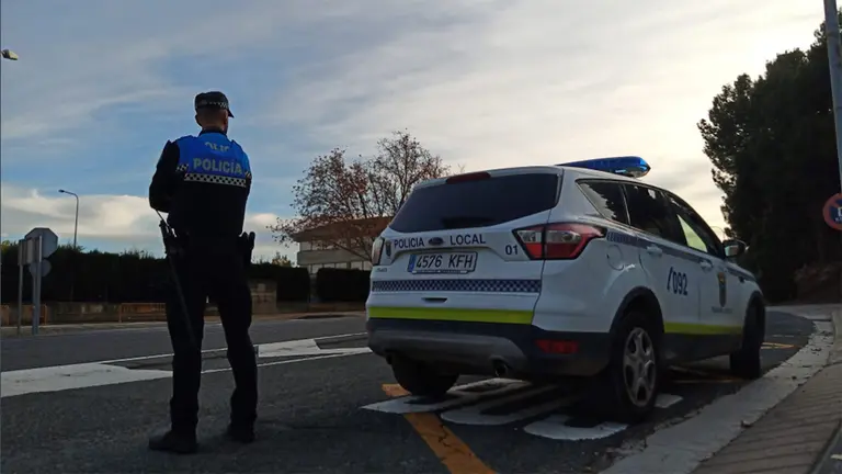 Imagen colgada en redes sociales en días pasados por la Policía Local de Tudela. PLT