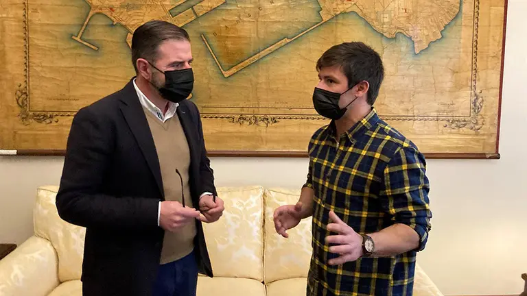 Álvaro Fraga, el vecino que rescató al bebé. EP