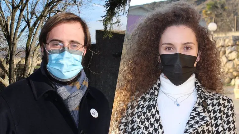 Amaiur Guindeo y Nerea Astarriaga, nuevos secretario y delegada de EGI Nafarroa. PNV NAVARRA