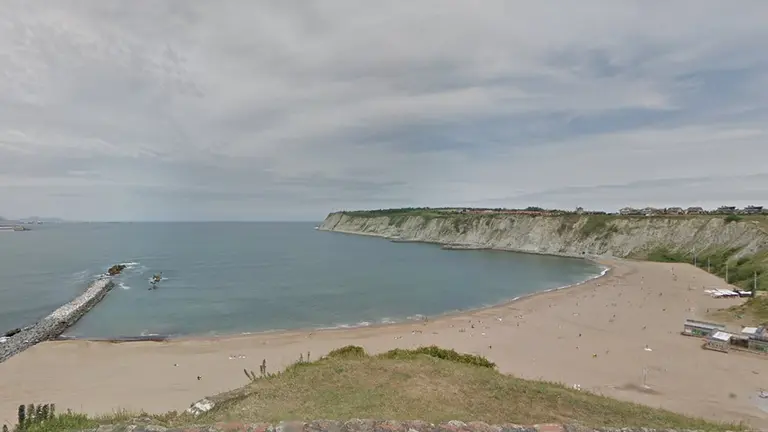 Playa Arrigunaga, en Getxo GOOGLE MAPS