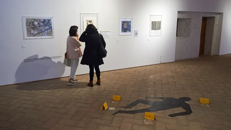 Presentación de la exposición en torno al personaje Pepe Carvalho, creado por el escritor Manuel Vázquez Montalbán. MIGUEL OSÉS
