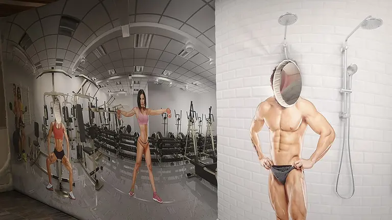 Parte de la exposición 'Fotollamada', de Andrea Muniáin. AYUNTAMIENTO DE TUDELA