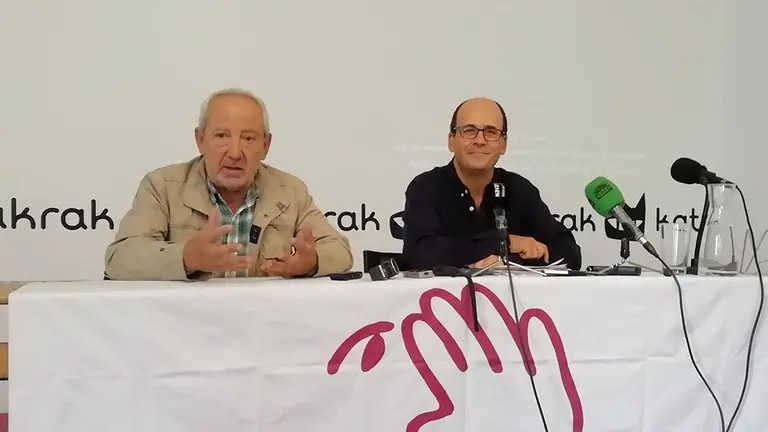 Patxi Zamora, a la derecha. EUROPA PRESS