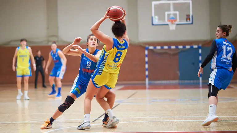 El FNB Ardoi Femenino se enfrenta al Vega Lagunera Tenerife en el Polideportivo de Zizur Mayor. MIGUEL OSÉS