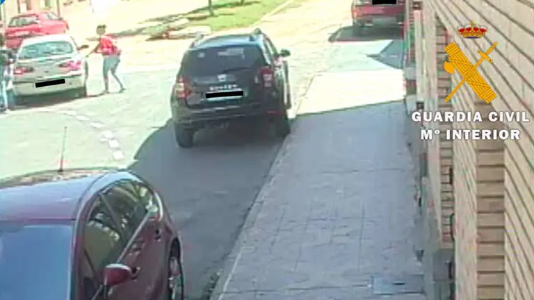 Imagen del robo en una vivienda de Ribaforada. - GUARDIA CIVIL DE NAVARRA