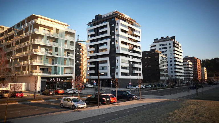 Barrio Lezkairu de Pamplona. PABLO LASAOSA