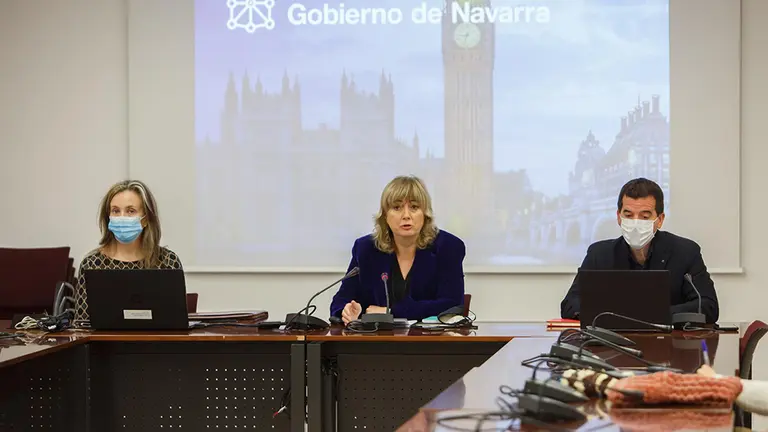 Izaskun Goñi, Ana Ollo y Mikel Irujo. GOBIERNO DE NAVARRA