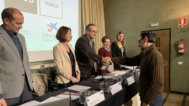 Acto de entrega de la 'Convocatoria de Ayudas y Premio Extraordinario a la investigación 2019. UNED TUDELA