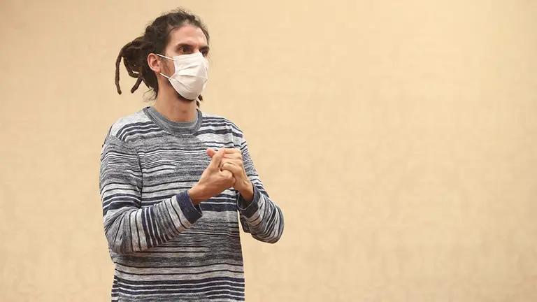 El diputado y secretario de Organización de Podemos, Alberto Rodríguez. EP