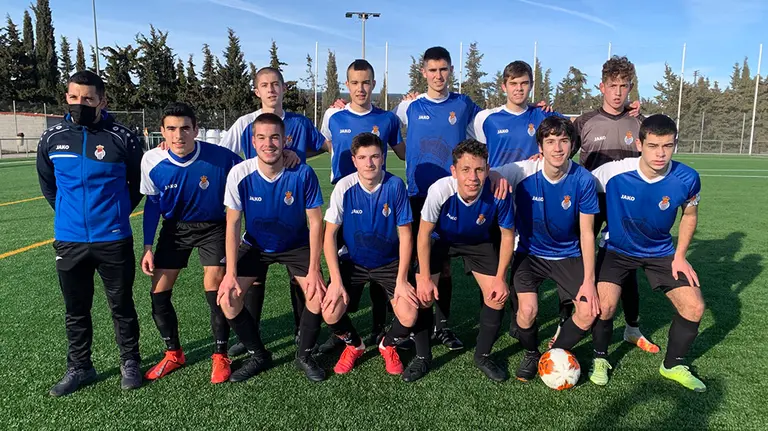 Equipo titular de la Peña Sport de Liga Nacional Juvenil. @PenaSportFC.