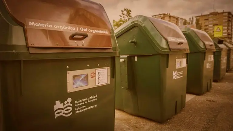 Contenedores de la Mancomunidad de la Comarca de Pamplona. MCP