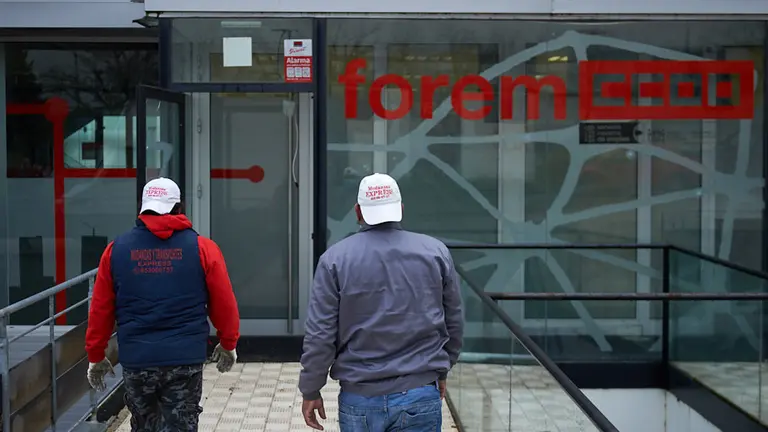 Antiguas instalaciones de Forem de CCOO en Mutilva, donde se va a trasladar todo el operativo del coronavirus desde Refena. MIGUEL OSÉS