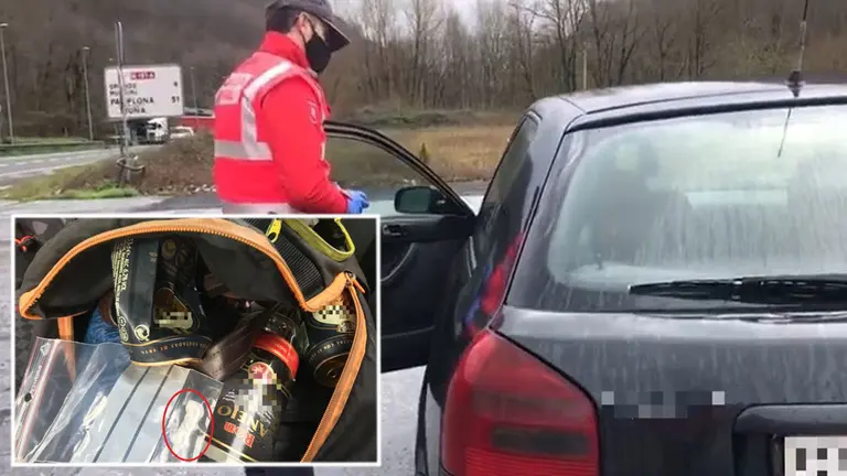 Un conductor es inmovilizado en Santesteban por dar positivo en cocaína y alcohol cuando se dirigía a un juicio a Pamplona POLICÍA FORAL