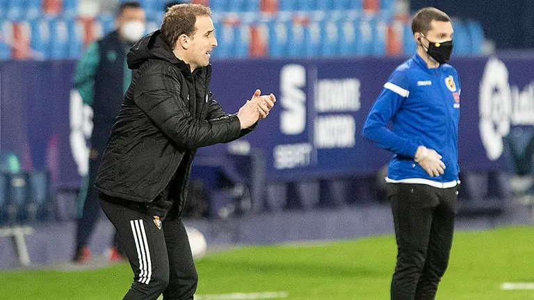 Partido entre Levante y Osasuna disputado en Valencia en el Estadio Ciudad de Valencia. CA OSASUNA
