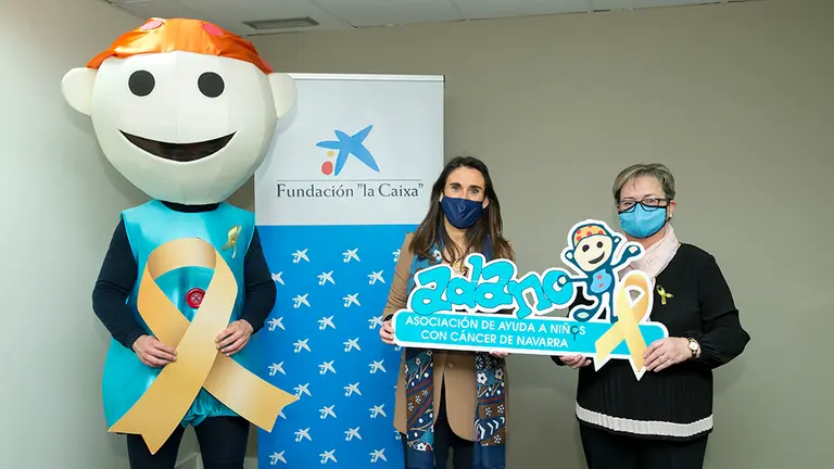 Acuerdo entre Fundación La Caixa y Adano. JESÚS GARZARON