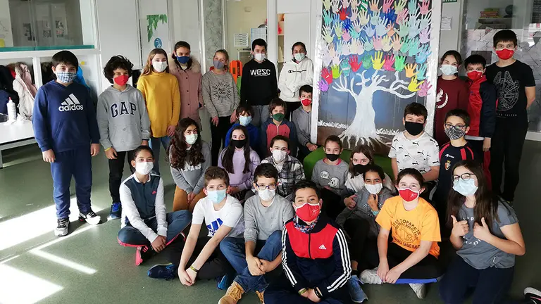 Imagen de un aula burbuja. ADANO