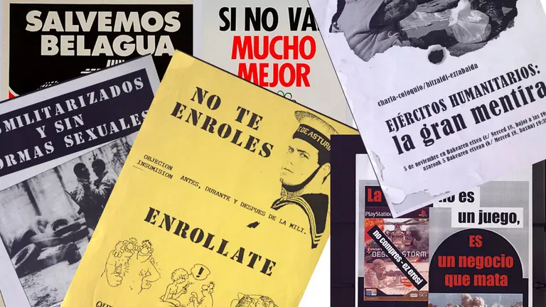 Varios de los documentos sobre la objeción de conciencia y la insumisión que pueden consultarse en la nueva web del Gobierno de Navarra. GOBIERNO DE NAVARRA