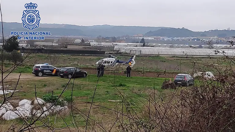 El helicóptero Cóndor de la Policía Nacional ha encontrado a las 1030 horas de hoy el cuerpo sin vida - POLICÍA NACIONAL