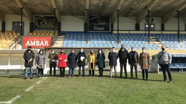 Parlamentarios en la visita al Ciudad de Tudela. PARLAMENTO DE NAVARRA