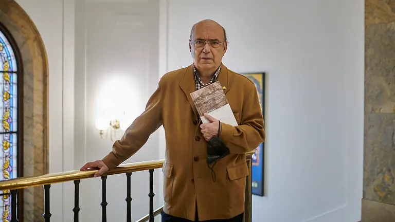 El historiador y miembro correspondiente de la Real Academia de la Historia, Juan José Martinena. PABLO LASAOSA