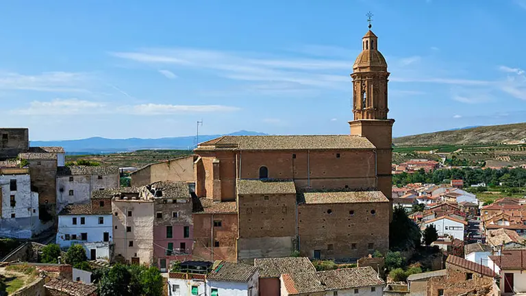 Vista de la localidad navarra de Andosilla. ARCHIVO