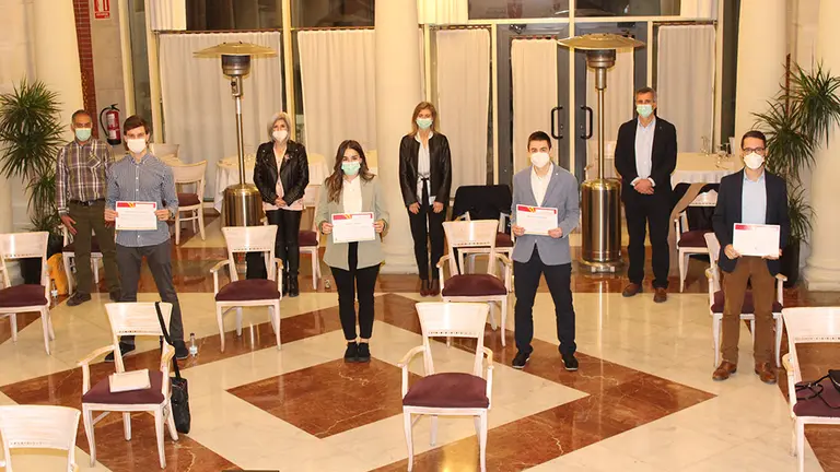 Imagen del jurado y los premiados. COLEGIO MÉDICOS DE NAVARRA