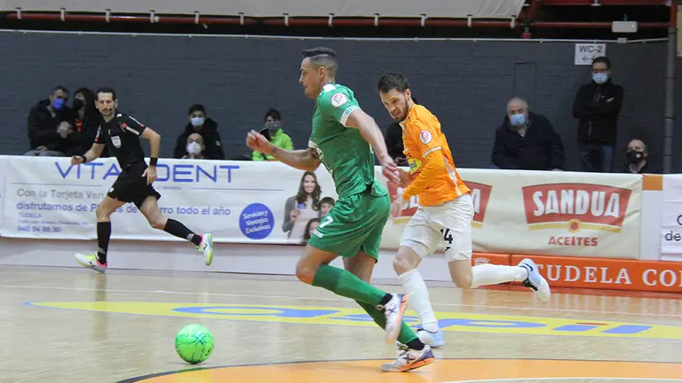 Derbi en Tudela entre Ribera Navarra y Osasuna Xota. CEDIDA