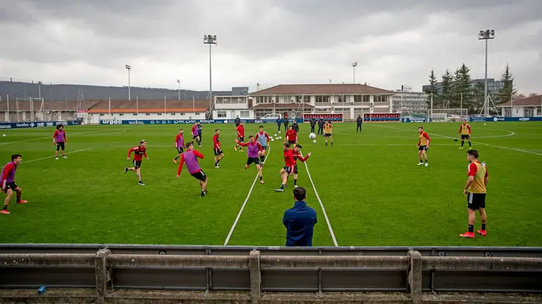 Entrenamiento en Tajonar OSASUNA