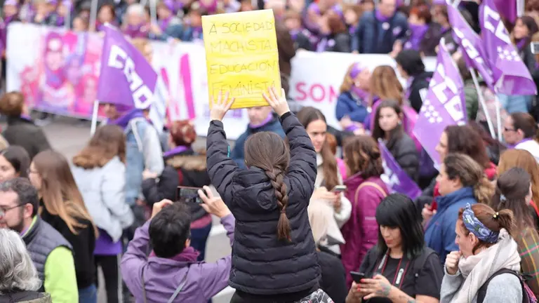 Manifestación del 8-M en Madrid. EUROPA PRESS (Archivo)