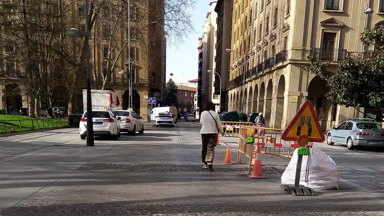Pamplona realizará trabajos de mejora de la calzada en González Tablas. AYUNTAMIENTO DE PAMPLONA