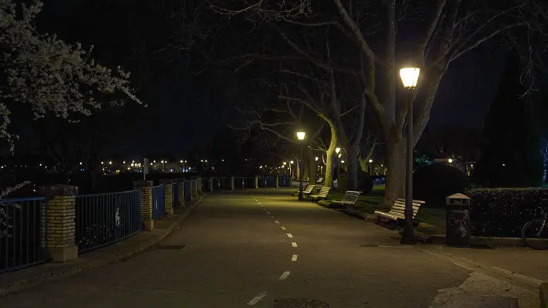 Imagen del parque de la media luna. CAMINA SIN MIEDO