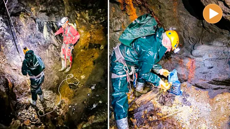 La Guardia Civil localiza casi 5 kilos de explosivos en una cueva-mina de Goizueta GUARDIA CIVIL (PLAYER)