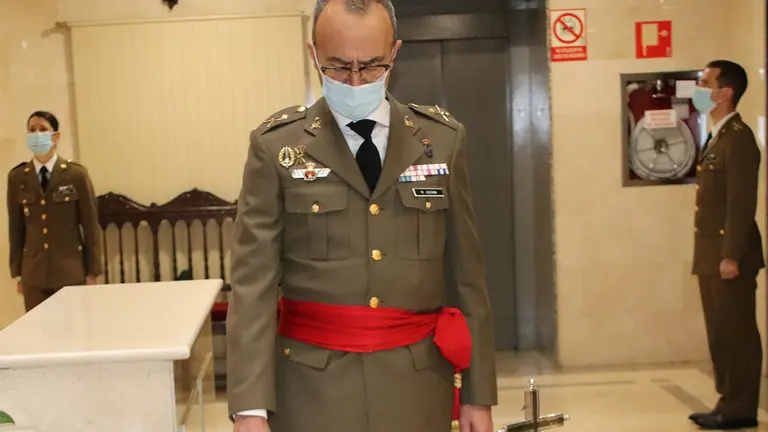 El general Francisco Germán Martínez Lozano asume el cargo de comandante militar de Navarra. MINISTERIO DE DEFENSA