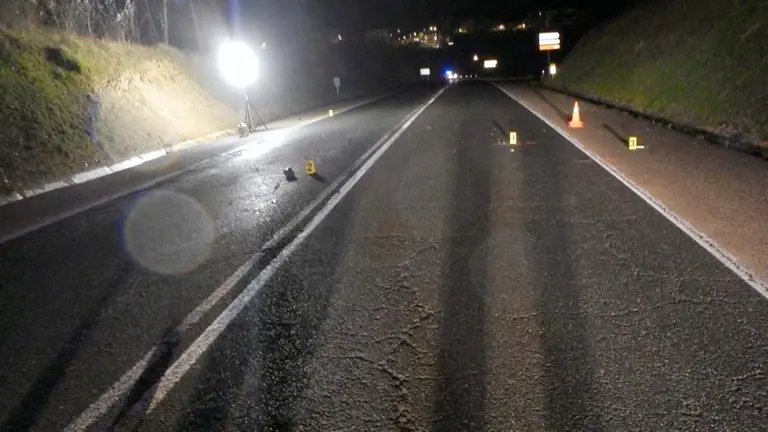 Muere atropellado un vecino de Arbizu. POLICÍA FORAL (1)